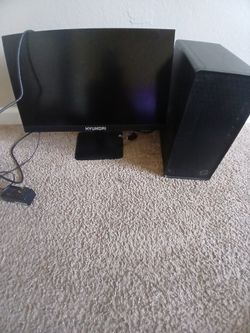 HP Black Desktop Tower PC w/ Hyundai Monitor, HDMI VGA USB 2.0/3.0 Ethernet