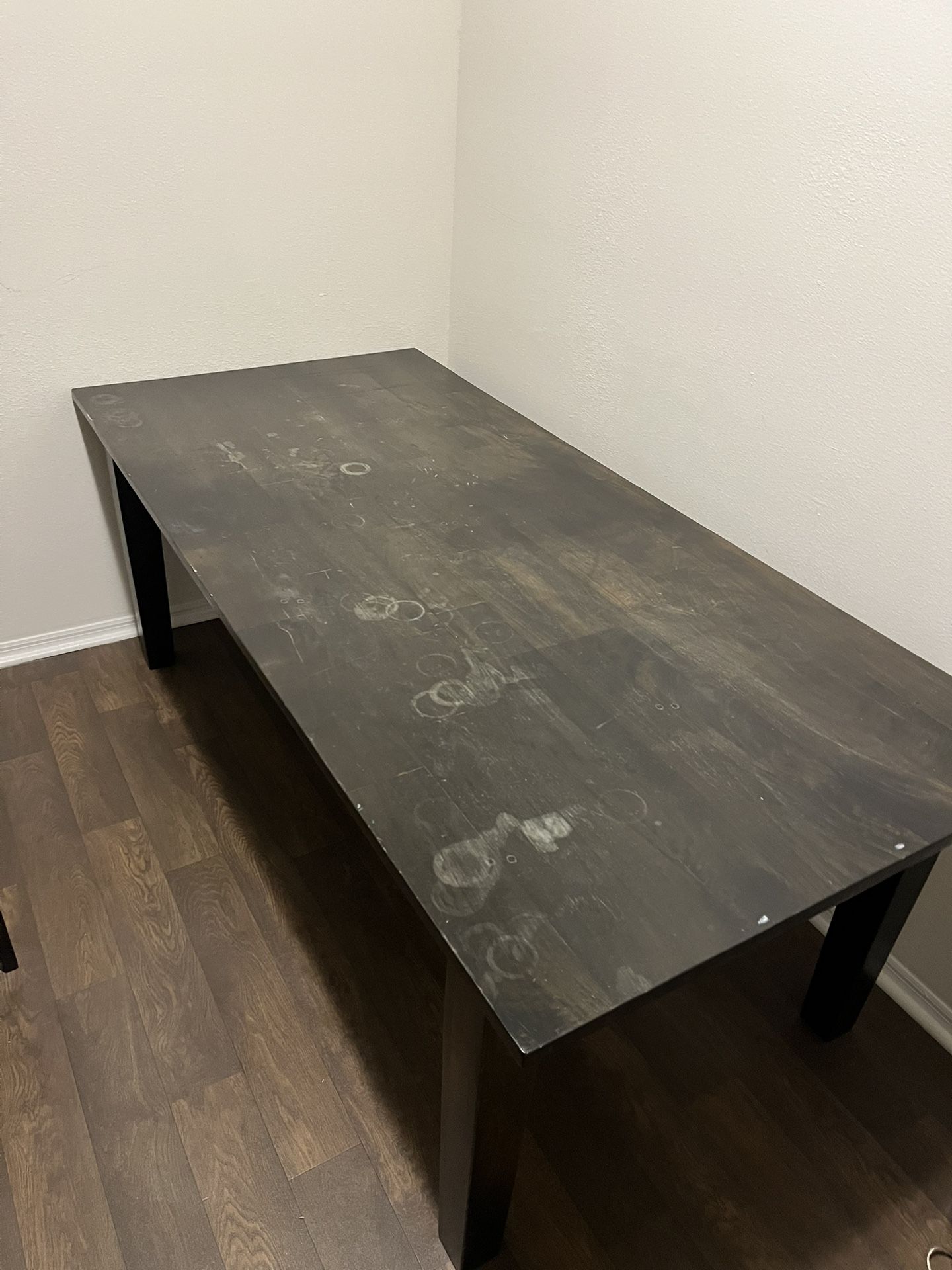 Large Wood Desk Table