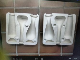 Vintage Mold of 3 Bud Vases for Casting Ceramics
