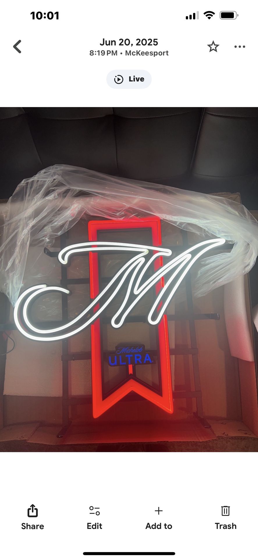 Michelob LED Neon Brand New Beer Sign