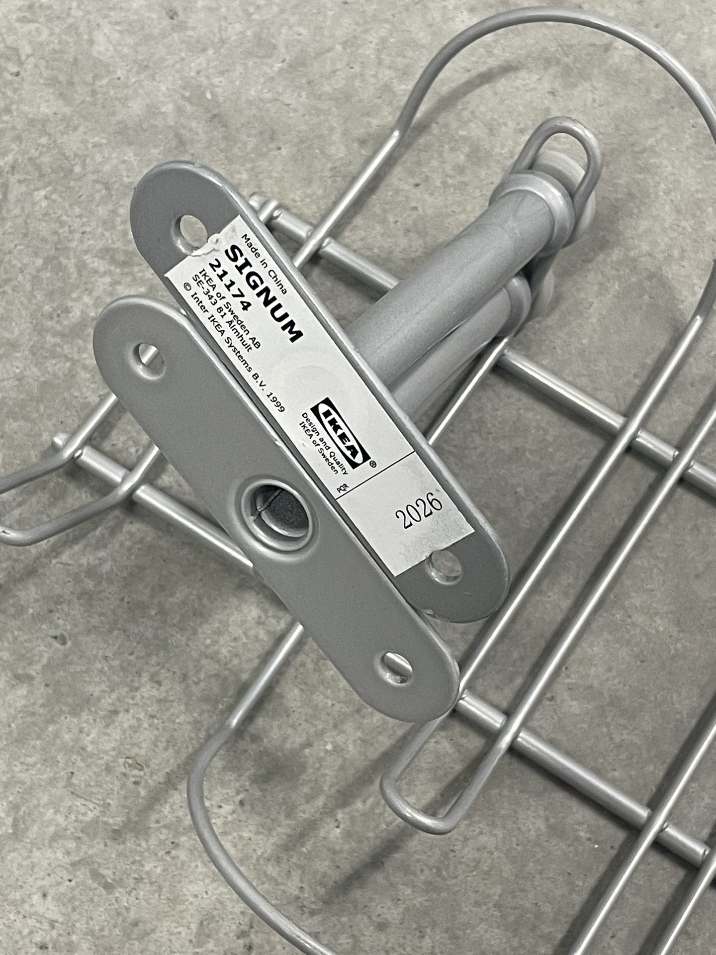 IKEA SIGNUM Cable management, horizontal, silver color