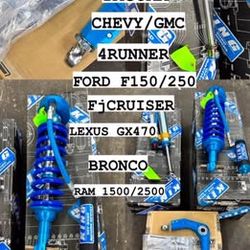 King Off-Road Racing Shocks with Elevate Suspension Upper Control Arm