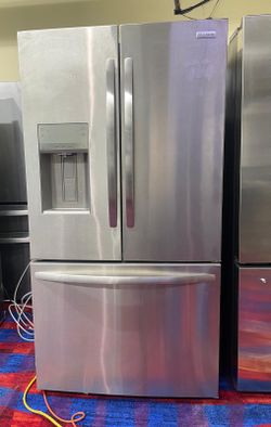 GE Profile stainless steel French door counter depth