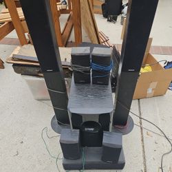 8 Onkyo Surround Sound Speakers 