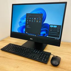Dell i7 8th Gen 6 Core Full HD PC AIO Desktop / Windows 11 Pro / SSD 500GB / RAM 8GB / WiFi AC / Bluetooth / Keyboard & mice