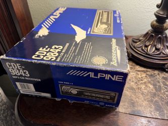 Alpine CDE-9843 MP3 CD Receiver