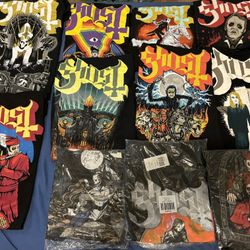 New Ghost Tee Shirts (Not Selling Individually)