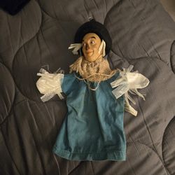 Vintage Wizard Of Scarecrow Puppet