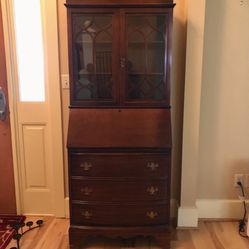Beautiful Antique Walnut Secretary
