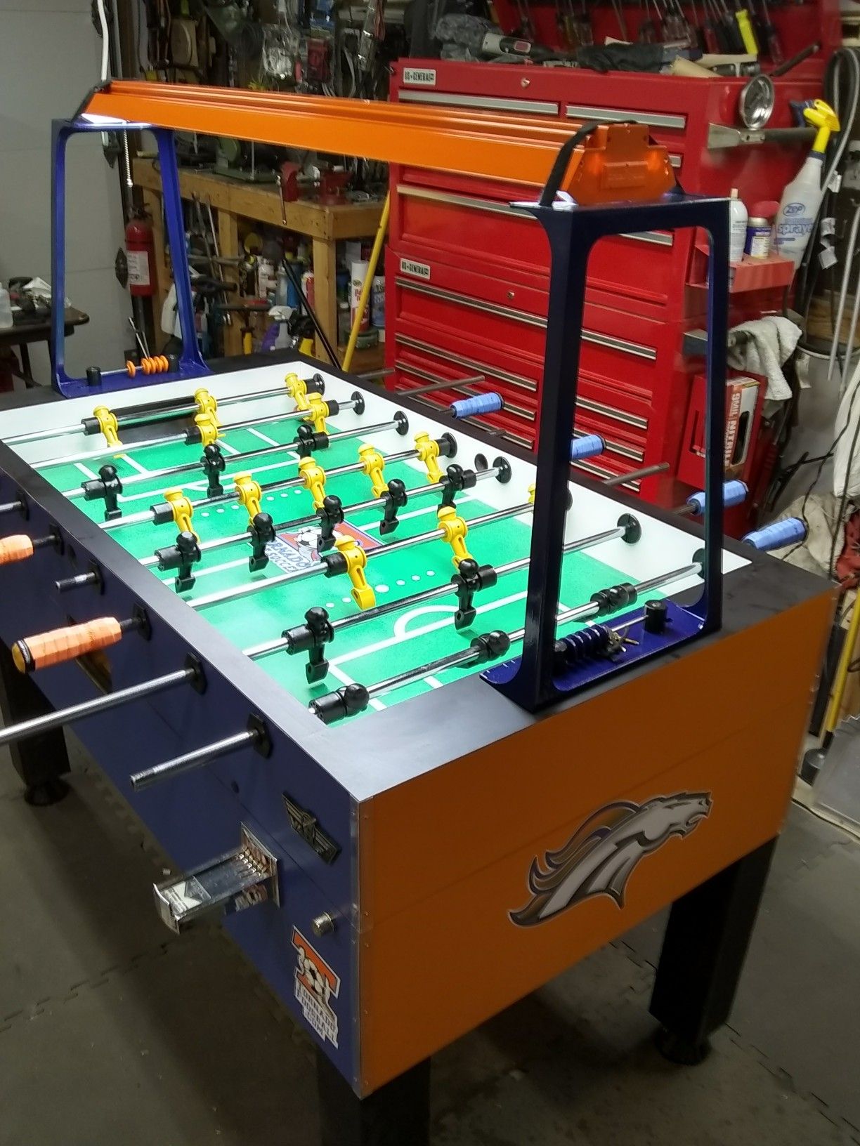 Tornado Foosball Bronco's Edition