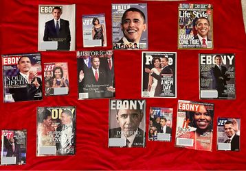 Lot of (17) Barack & Michelle Obama magazines. Years 2008-2011