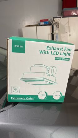 Exhaust fan with led light