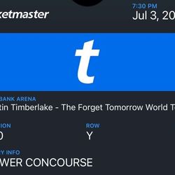 Justin Timberlake Concert Tickets