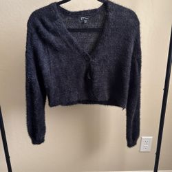 Kids Black Cardigan 