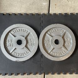 35lb 2 Inch Metal Plates 