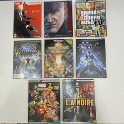 Lot Of 8 Prima, Bradygames Official Game Guides: Hitman, GTA IV, Mortal Kombat