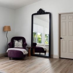 Levon Carved Wood Floor Mirror by Leanne Ford 40.5"x93.25"