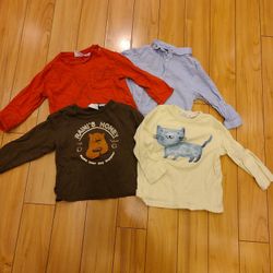 ZARA Baby 9/12 Month Shirts- Like New (4) 