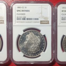 Silver Morgan Dolla's - Carson City - CC's.  Lot Of 3