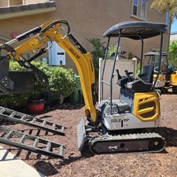 New Mini Excavator With Swing Boom 