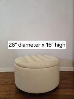 26" Round Ottoman