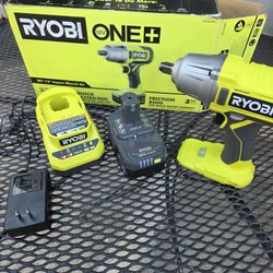 Ryobi 18V Wrench Kit W Battery and Charger