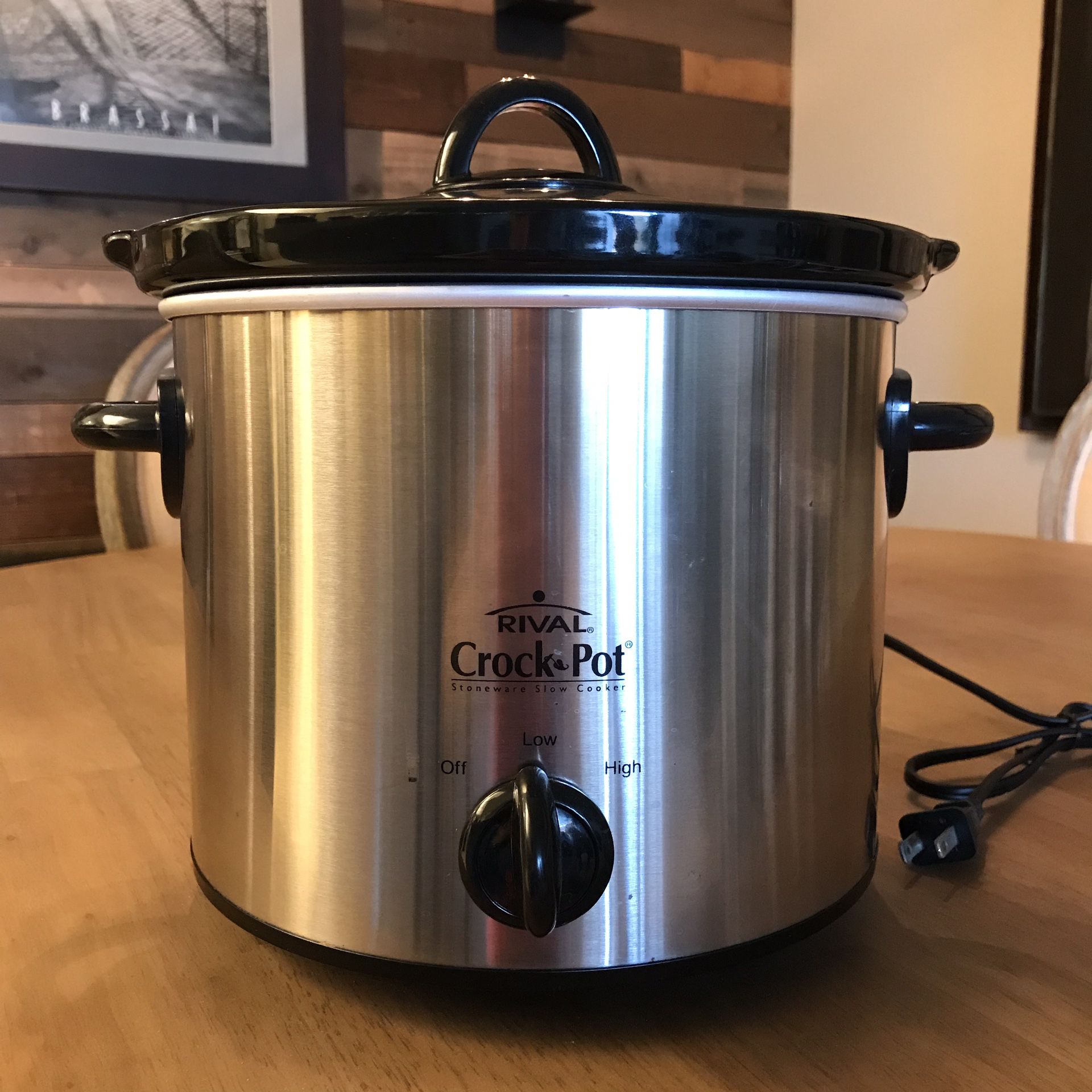 Crock-Pot Slow Cooker- 4.5Qt Stainless