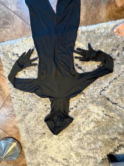 Black Full-Body Spandex Zentai Suit