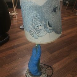 Cookie Monster lamp rare antique 1978