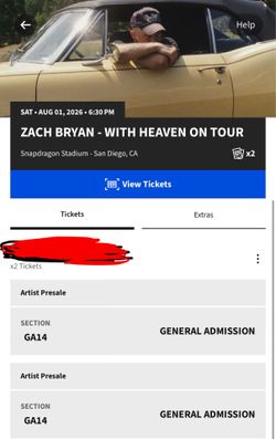 Zach Bryan tickets