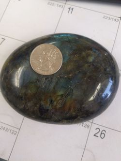 Polished Labradorite Palm Stone