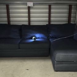 Sectional Blue Couch