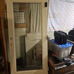 Dual Pane Exterior Door