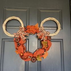 Fall Mickey Wreath
