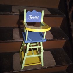 High Chair For Dolls 