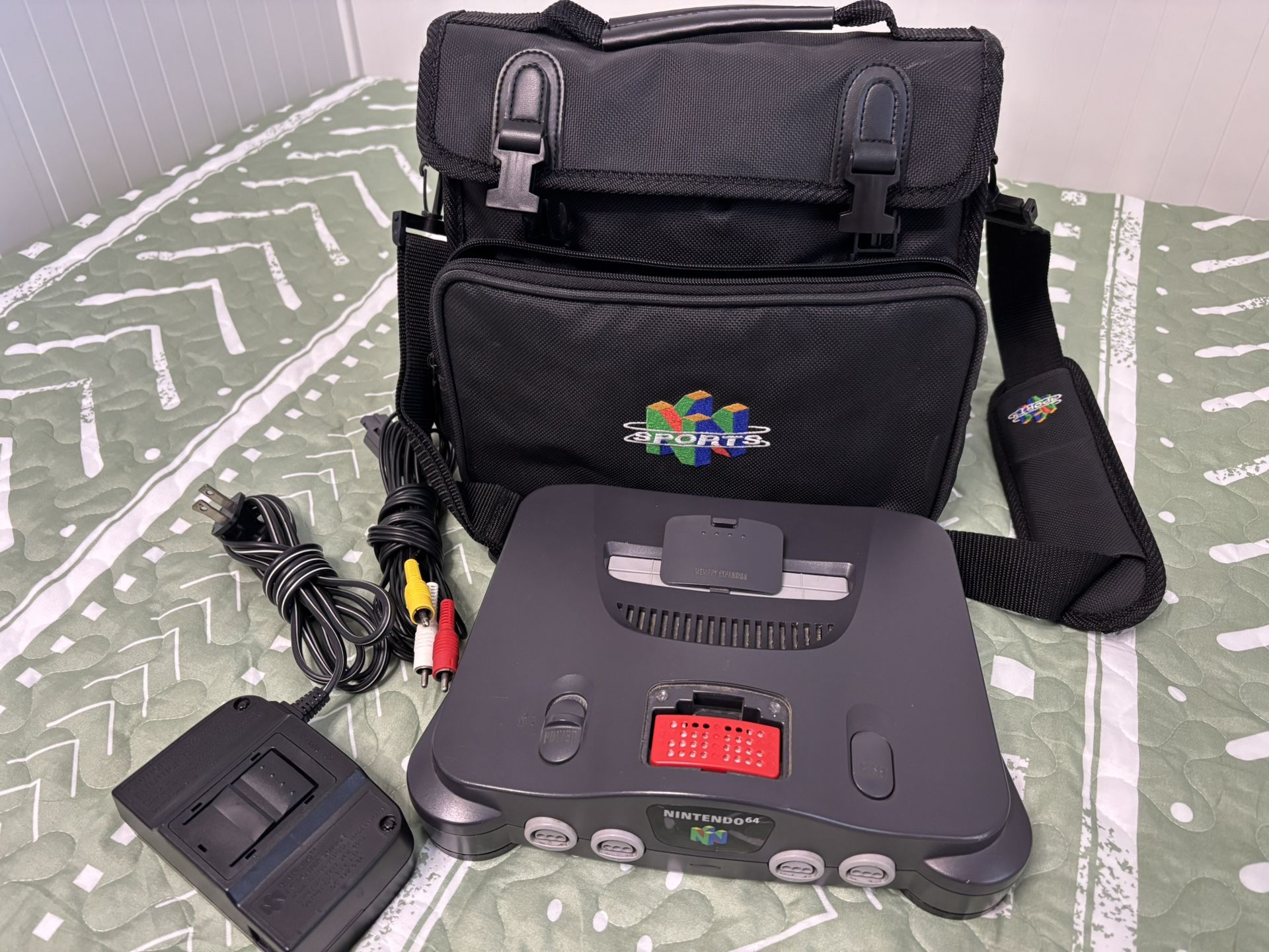 Nintendo 64 Console With Bag