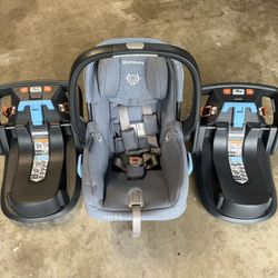 UPPAbaby MESA Infant Car Seat V1 + 2x Bases