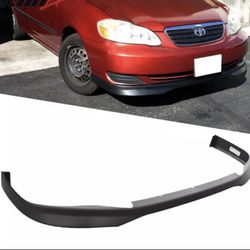 Fits 03-04 Toyota Corolla Type R Front Bumper Lip Spoiler Splitter- PP