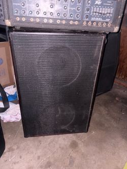 2x12 speaker cab oversized