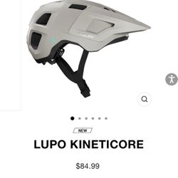 Brand New Lupo Helmet Tags On Medium Large