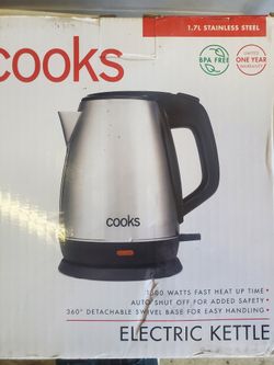 New Cooks Electric Kettle 1.7 Litr 