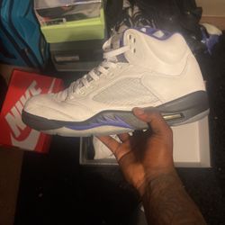 Dark Concord Jordan 5s Size 12