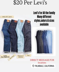 Levis Sale for all the family Male,Female & Youth