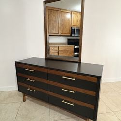 Mid-Century Modern Dresser (Vintage 1960s) Refinished
