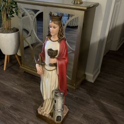 Santa Barbara Statue 