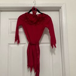 Little Girls Little Devil, Child Small Maybe4-5 Includes dress, belt, choker, and headband