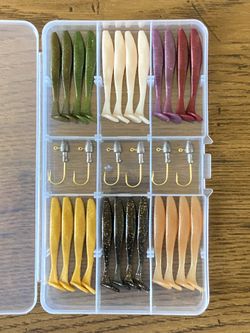 Fishing Lures - 2 inch Paddle Tail Kit