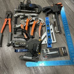 Mixed hand tool lot 