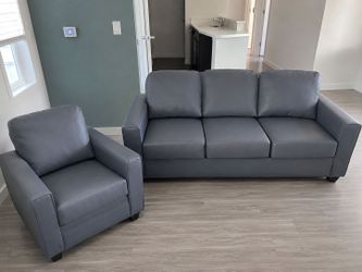 Like New Sofa & Chair Set – $350 – Delivery Available