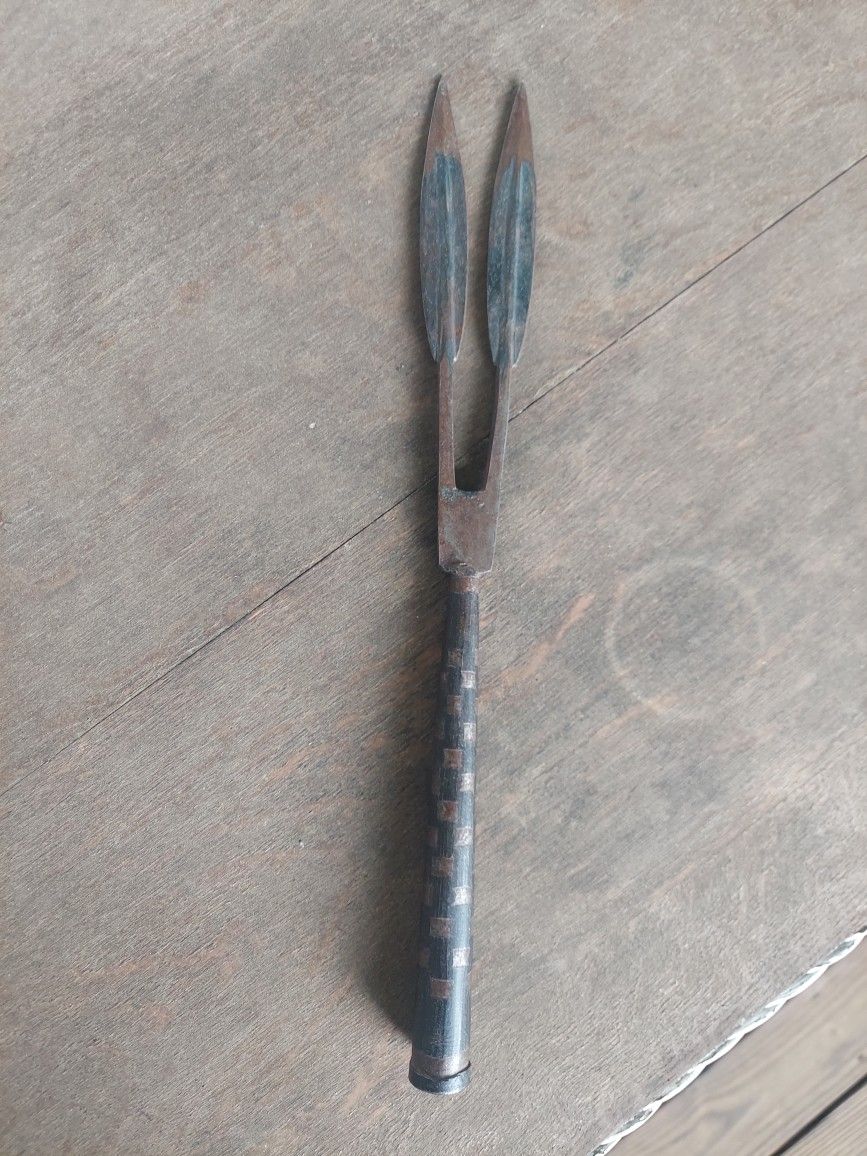 Antique 1800s African Iron Gardening Tool